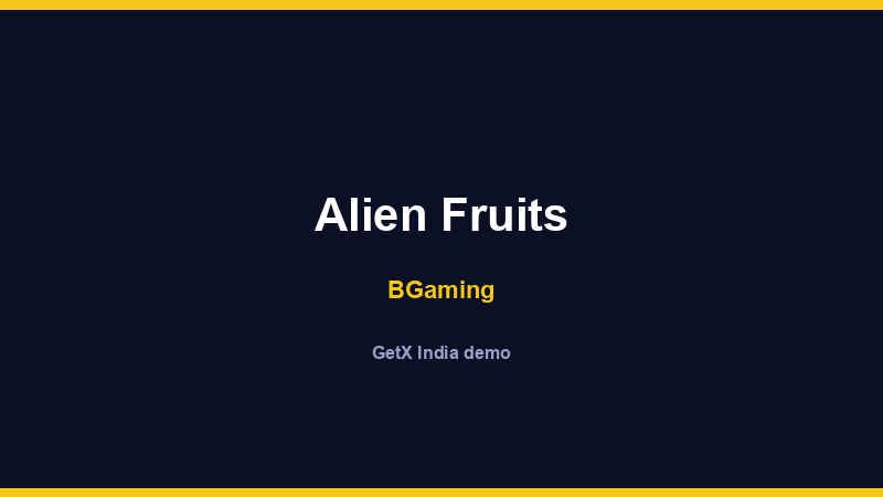 Alien Fruits — BGaming