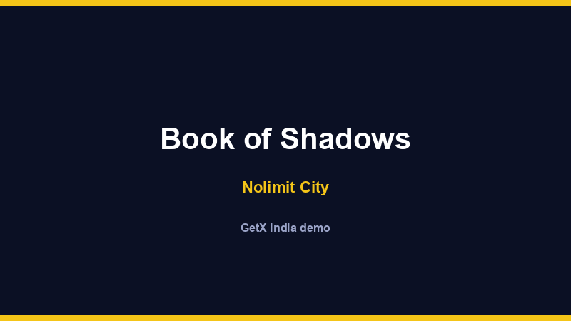 Book of Shadows — Nolimit City
