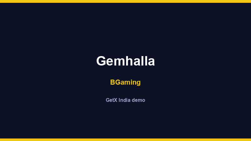 Gemhalla — BGaming
